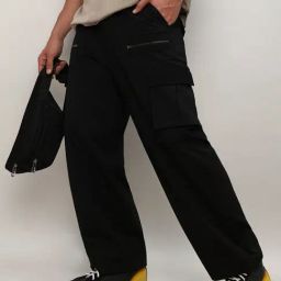 Campus Sutra Black Regular Fit Cargos-picture-47