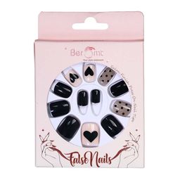 BEROMT Set Of 16 Salon Finish Press On Nail Tip With Application Kit - BFN666CN image 2