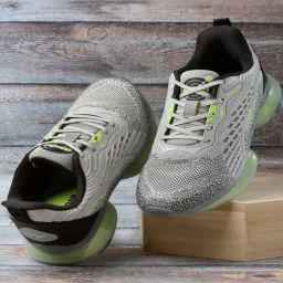 Asian Men's Grey Running Shoes-image-38