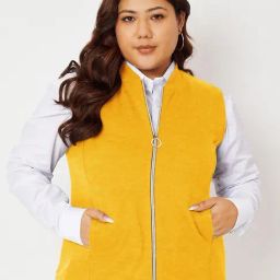 BRINNS Yellow Solid Casual Jacket-picture-19