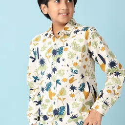 V-Mart Boys Floral Opaque Printed Casual Shirt-20