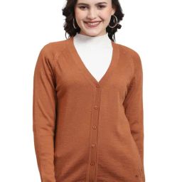Monte Carlo Brown Regular Fit Sweater-14