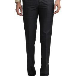 Raymond Grey Contemporary Fit Checks Trousers-picture-24