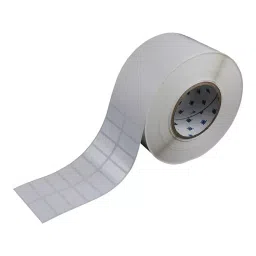 BRADY LABELS, THERMAL TRANSFER PRINTABLE, WHITE, 19.05 X 6.35MM, THT-1-423-10 (Pack of 10000)-43