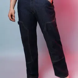 Campus Sutra Blue Regular Fit Jeans-picture-3