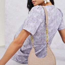 Styli Beige Textured Hobo Handbag-picture-12