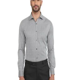 Park Avenue Black Slim Fit Striped Formal Shirt-picture-42