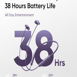 Realme Buds Wireless 5 ANC in-Ear Bluetooth Upto 38hrs Playback In Ear Neckband Headphones image 2