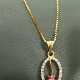 Malabar Gold and Diamonds 22k (916) BIS Hallmark Yellow Gold Pendant For Women-picture-22
