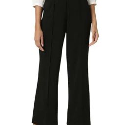 Van Heusen Black Plain Trousers-image-113