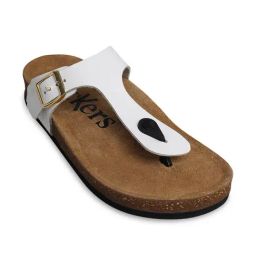 Kickers Women's KICK- LYNX White T-Strap Sandals-46