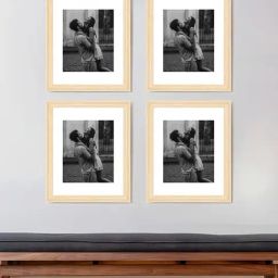 Art Street Synthetic Wood White Photo Frame (11 x 14 Inch) - Set of 4-8