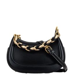 Kazo Black Solid Hobo Handbag-image-77