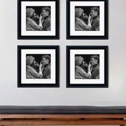 Art Street Synthetic Wood Black Photo Frame (12 x 12 Inch) - Set of 4-10