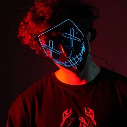 Hookaba Dark Dazzle LED Halloween Live Concert Mask-25