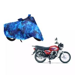Auto Pearl Waterproof Two Wheeler Cover For TVS Max (Blue)-image-34