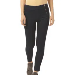 Miss Chase Navy Super Skinny Fit Denim Jeggings-image-40