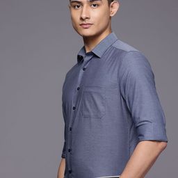 Louis Philippe Slim Fit Pure Cotton Formal Shirt-image-102