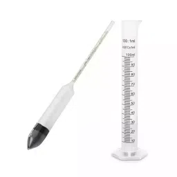 Japsin Instrumentation Sikes Hydrometer Range 80-100 for Liquor Special With 100 ML Cylinder-35