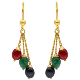 Sri Jagdamba Pearls 22 kt Gold Earrings-image-56