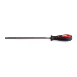 RS PRO 200mm, Bastard, Round Engineers File with Soft-Grip Handle Model No 1923688-1