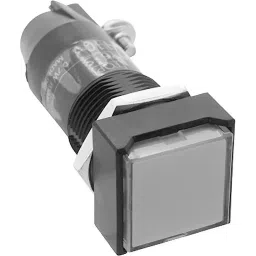 IDEC AP6S Series Small Indicator Light with 16 mm Dia and Square Shape, AP6QS54MR-42