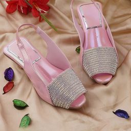 BAESD Girls Embellished Kitten Mules-image-49