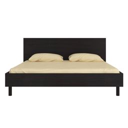 Adona Fiona Kids Queen Bed with Solid Wood Legs and Dual Color Headboard - Ebony Blue-image-82
