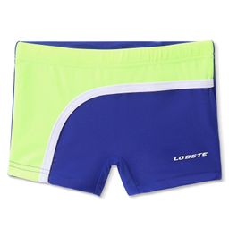 LOBSTER  Swimming Shorts with Text Print - Blue & Green-image-8