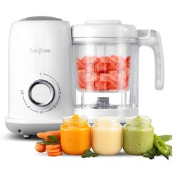 Baybee Blendy 4-in-1 Electric Baby Food Processor for Baby Food Maker with Steamer & Grinder Portable Baby Food Steamer and Blender for Baby Food Puree Food Mixer with Defrosting & Warm Function-1