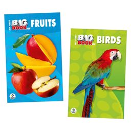My First Big Books, Fruits, Birds, Set of 2 Books - English-14
