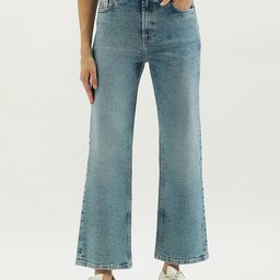 United Colors of Benetton Women High-Rise Heavy Fade Bootleg J Jeans-image-29