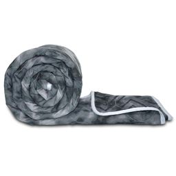 Divine Casa Abstract Cotton Cambric Single Reversible Comforter - Grey & Black image 2