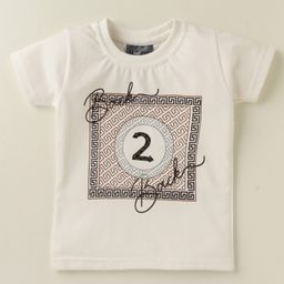 Dapper Dudes Full Sleeves Abstract Printed Jacket With Tee & Coordinating Pant Set - Brown image 2