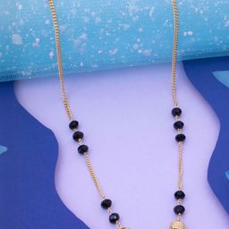 Ramdev Art Fashion Jwellery Brass Gold Plated Mangalsutra-image-51