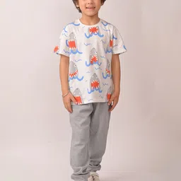 Anthrilo Boys Printed T-shirt-29