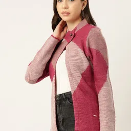 Monte Carlo Colourblocked Open Front Sweater image 3