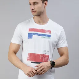 Huetrap Men White & Red Printed T-shirt-picture-5