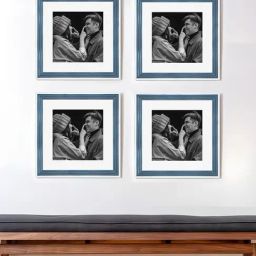 Art Street Synthetic Wood Blue Photo Frame (12 x 12 Inch) - Set of 4-image-1
