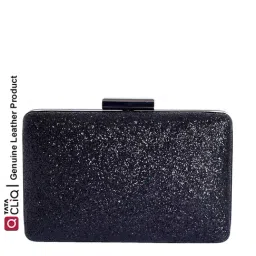 Lino Perros Black Leather Minaudiere clutch-97