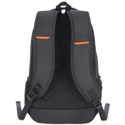 The Vertical Routine 21 Ltrs Dark Grey & Orange Large Laptop Backpack image 3