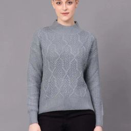 Red Tape Grey Regular Fit Sweater-31