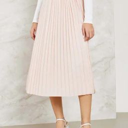 Styli Pink A-Line Skirt-picture-19