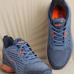 Asian Men's Blue Running Shoes-image-71