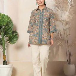 Nayam By Lakshita Multicolor A-Line Printed Kurtis-picture-22