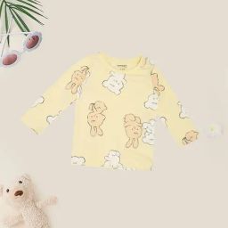 Pantaloons Baby Girls Pastel Yellow Printed T-Shirt-picture-20