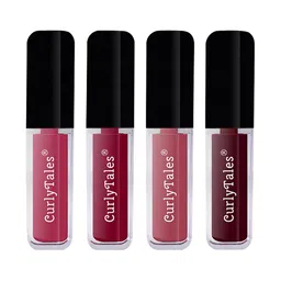 CurlyTales Set of 4 True Matte Lip Color 4 ml - Shade 02, 07, 08, 13 image 2