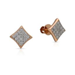 Malabar Gold and Diamonds 18k Rose Gold Stud Earrings-image-53