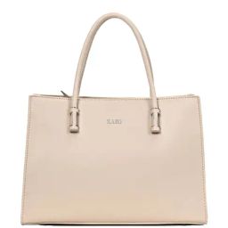 Kazo Beige Solid Handbag-image-71