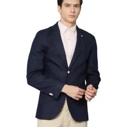 GANT Blue Notched Lapel Blazer-picture-2